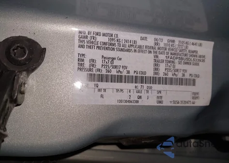 2013 Ford C-Max Sel from USA, damaged, VIN 1FADP5BU5DL533935